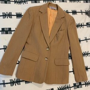 Vintage Evan-Picone Tan Blazer